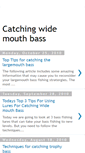Mobile Screenshot of catchingwidemouthbass.blogspot.com
