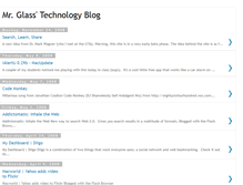 Tablet Screenshot of mrglasstech.blogspot.com