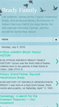 Mobile Screenshot of bradyfamilyhistory.blogspot.com
