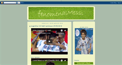 Desktop Screenshot of fenomenalmessi.blogspot.com