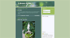 Desktop Screenshot of 2greenacres.blogspot.com