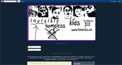 Desktop Screenshot of invisible-homeless-kids.blogspot.com
