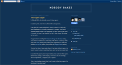 Desktop Screenshot of nobodybakes.blogspot.com