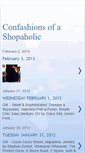 Mobile Screenshot of confashionsofashopaholic.blogspot.com