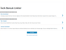 Tablet Screenshot of incikboncuk-linkler.blogspot.com