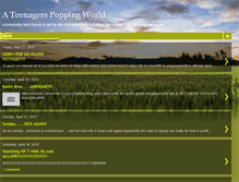 Tablet Screenshot of poppingworld.blogspot.com