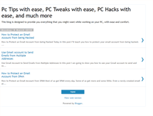 Tablet Screenshot of nicepctips.blogspot.com