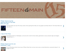 Tablet Screenshot of fifteenandmain.blogspot.com