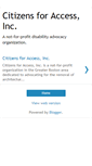 Mobile Screenshot of citizensforaccess.blogspot.com
