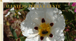 Desktop Screenshot of alentejoterraegente.blogspot.com