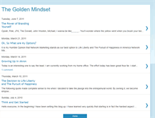 Tablet Screenshot of goldenmindset.blogspot.com