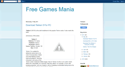 Desktop Screenshot of freegames-mania.blogspot.com