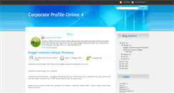 Desktop Screenshot of corporateprofileonline4.blogspot.com
