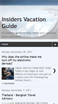 Mobile Screenshot of insidersvacationguide.blogspot.com
