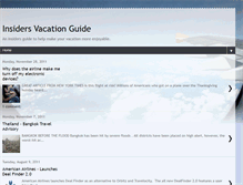 Tablet Screenshot of insidersvacationguide.blogspot.com