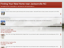 Tablet Screenshot of newhomesjacksonvillenc.blogspot.com