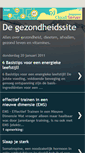 Mobile Screenshot of degezondheidssite.blogspot.com