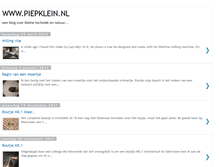 Tablet Screenshot of piepklein.blogspot.com