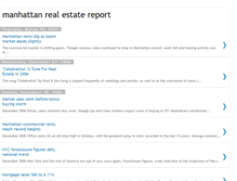 Tablet Screenshot of manhattanrealestatereport.blogspot.com