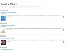 Tablet Screenshot of baselinefitness.blogspot.com