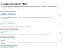 Tablet Screenshot of otlocommunity.blogspot.com