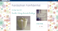 Desktop Screenshot of kardashiankonfidential.blogspot.com