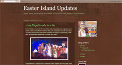 Desktop Screenshot of easterislandnews.blogspot.com