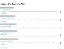 Tablet Screenshot of lastofthecarelessmen.blogspot.com