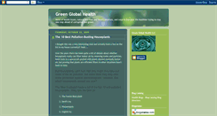 Desktop Screenshot of greenglobalhealth.blogspot.com