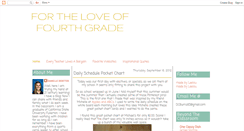 Desktop Screenshot of fortheloveoffourthgrade.blogspot.com