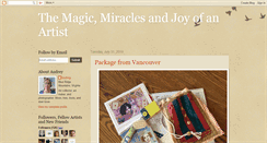 Desktop Screenshot of magicmiraclesjoy.blogspot.com
