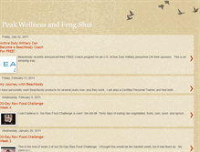 Tablet Screenshot of peakwellness.blogspot.com