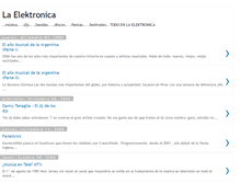 Tablet Screenshot of laelektronica.blogspot.com