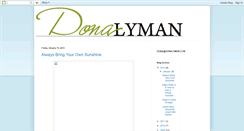 Desktop Screenshot of donalyman.blogspot.com