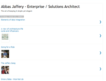 Tablet Screenshot of abbasjaffery.blogspot.com