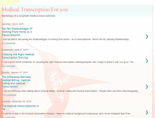 Tablet Screenshot of medicaltranscriptionforyou.blogspot.com