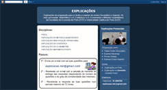 Desktop Screenshot of explicacoes-online.blogspot.com