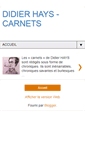 Mobile Screenshot of didierhayscarnets.blogspot.com