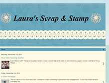 Tablet Screenshot of laurasscrapnstamp.blogspot.com