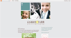 Desktop Screenshot of carrietabbphotography.blogspot.com