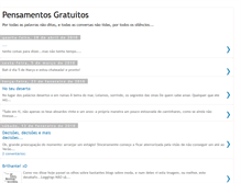 Tablet Screenshot of pensamentosgratuitos.blogspot.com