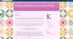 Desktop Screenshot of guidedmathworkshop.blogspot.com