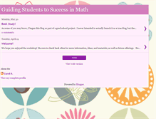 Tablet Screenshot of guidedmathworkshop.blogspot.com