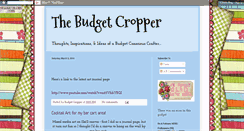 Desktop Screenshot of budgetcropper.blogspot.com