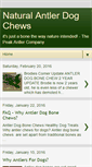 Mobile Screenshot of naturesantlerdogbonechews.blogspot.com