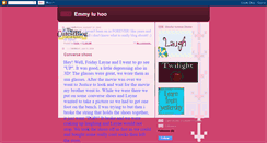 Desktop Screenshot of emmyluhoo-emily.blogspot.com