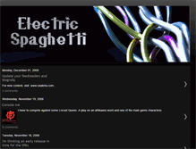 Tablet Screenshot of electricspaghetti.blogspot.com