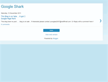 Tablet Screenshot of googleshark.blogspot.com