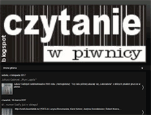 Tablet Screenshot of czytaniewpiwnicy.blogspot.com