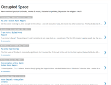 Tablet Screenshot of occupiedspace.blogspot.com